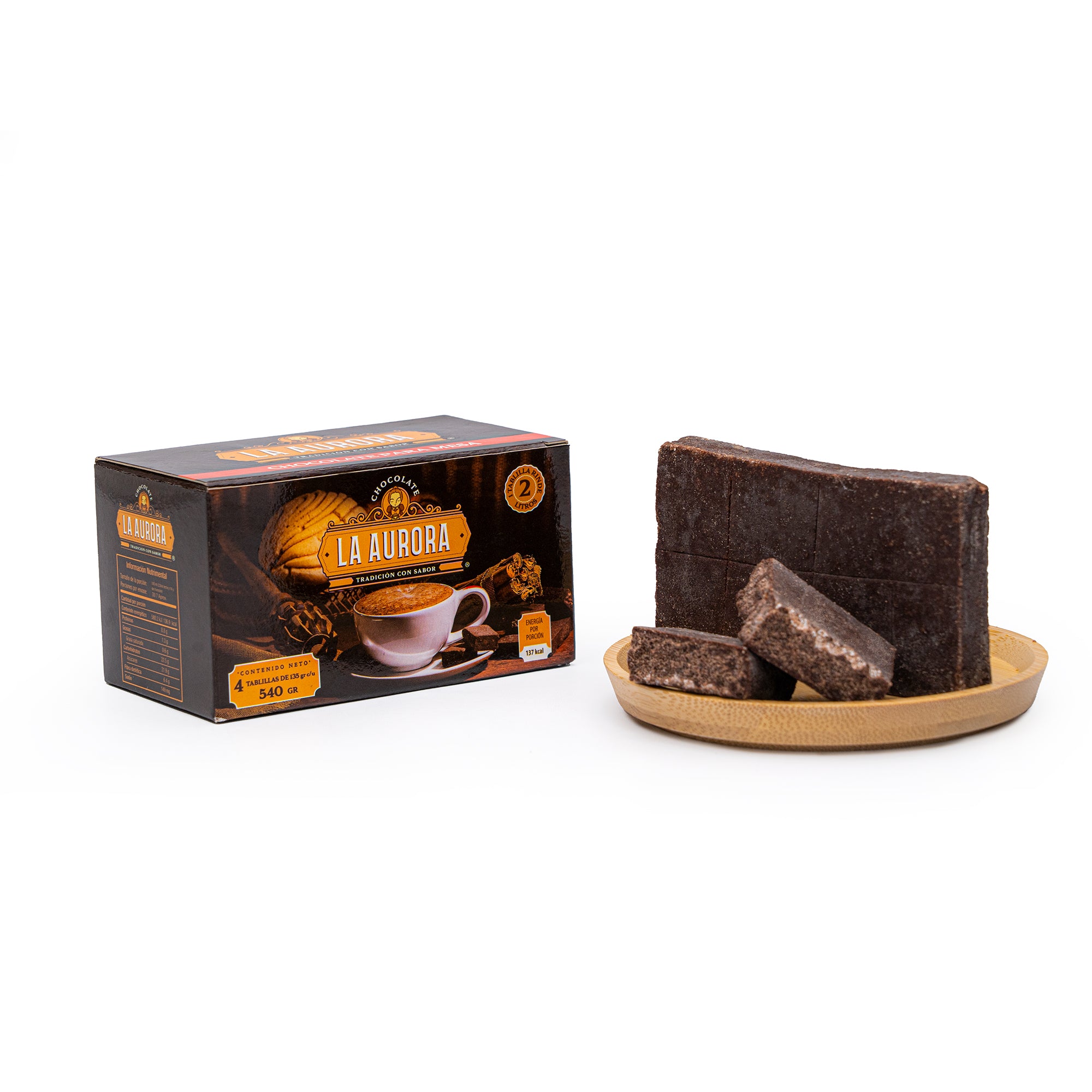 Chocolate La Aurora Tablilla 540 gr